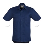 Mens Lightweight Tradie S/S Shirt  | RV-ZW120-LHB E1634 (with text colour changes) 